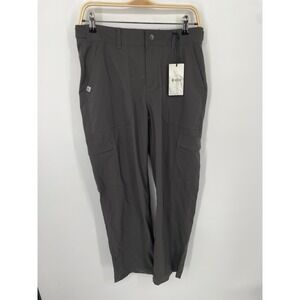 Stio Coburn Pants Womens 8R Raven Stretch Straight Leg Cargo Utility Outdoor NWT